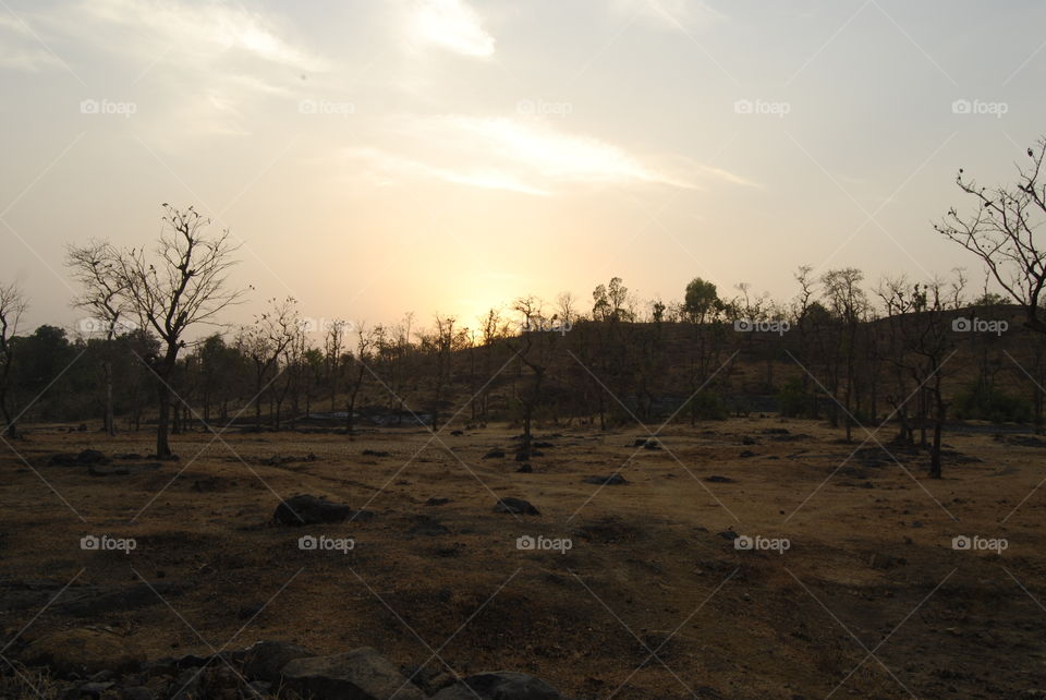 sunrise & sunsad At the farms