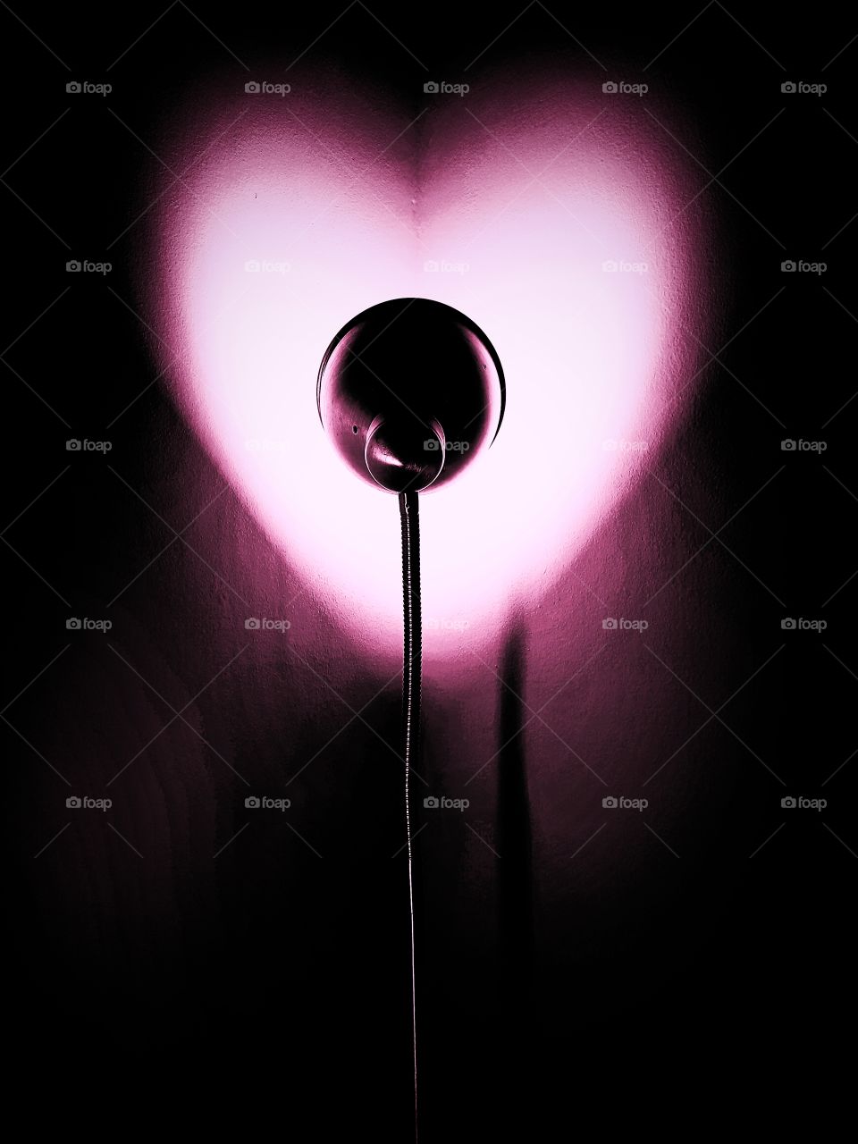 Floor lamp heart light