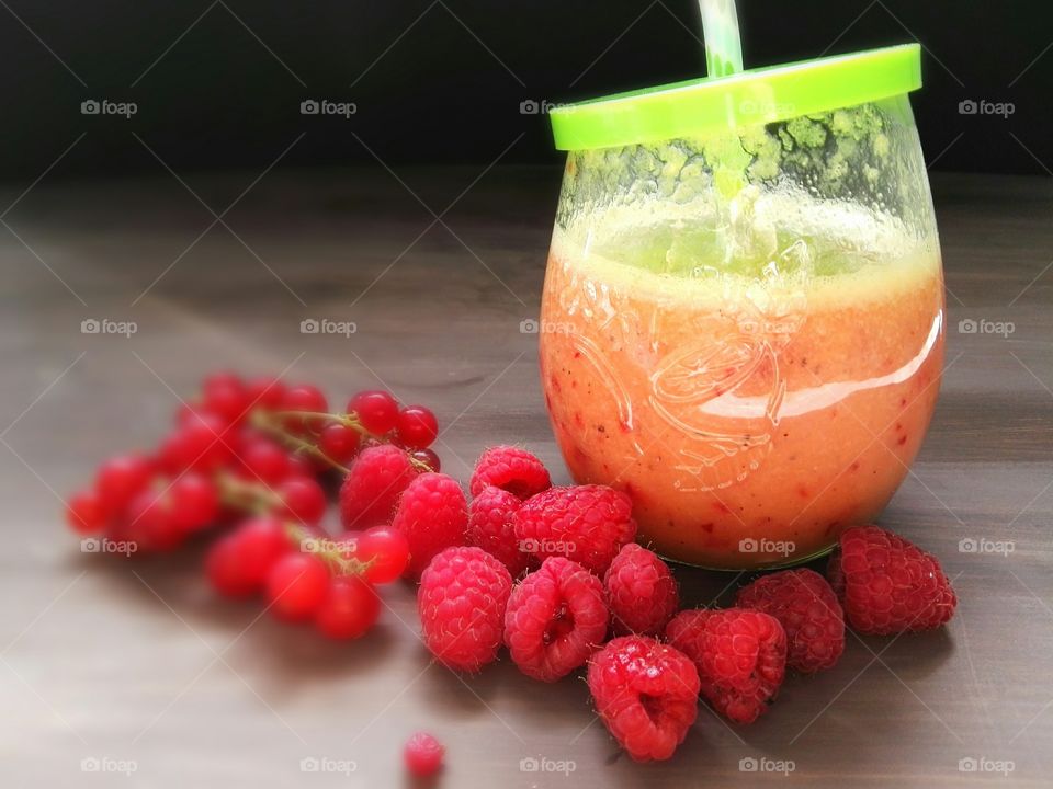 Homemade fruit juice