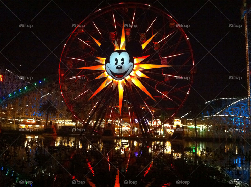 disney california adventure lights disneyland disney by snook911