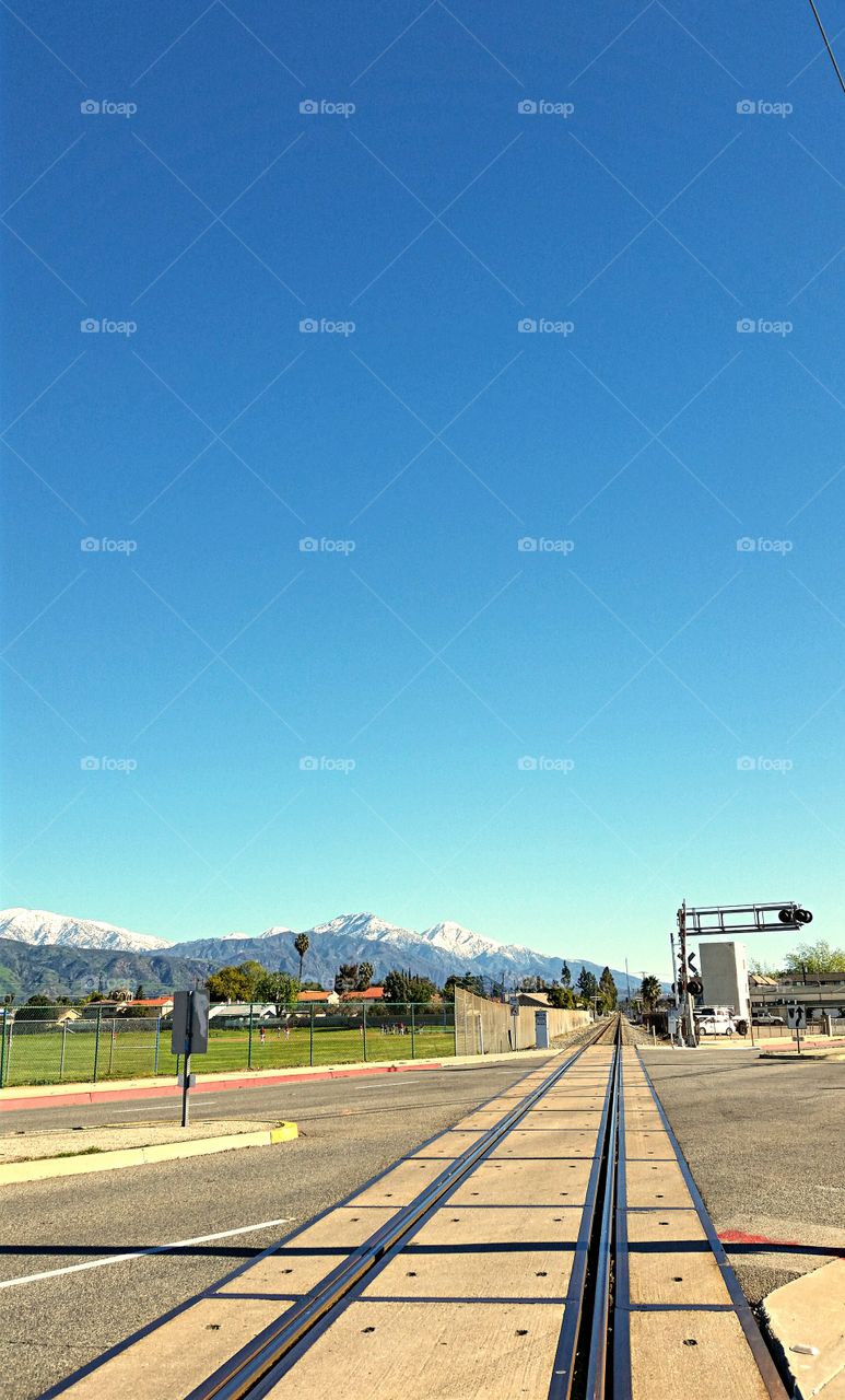 Blue Skies in the Valley & Snow on the mountains -- more to love in California!
