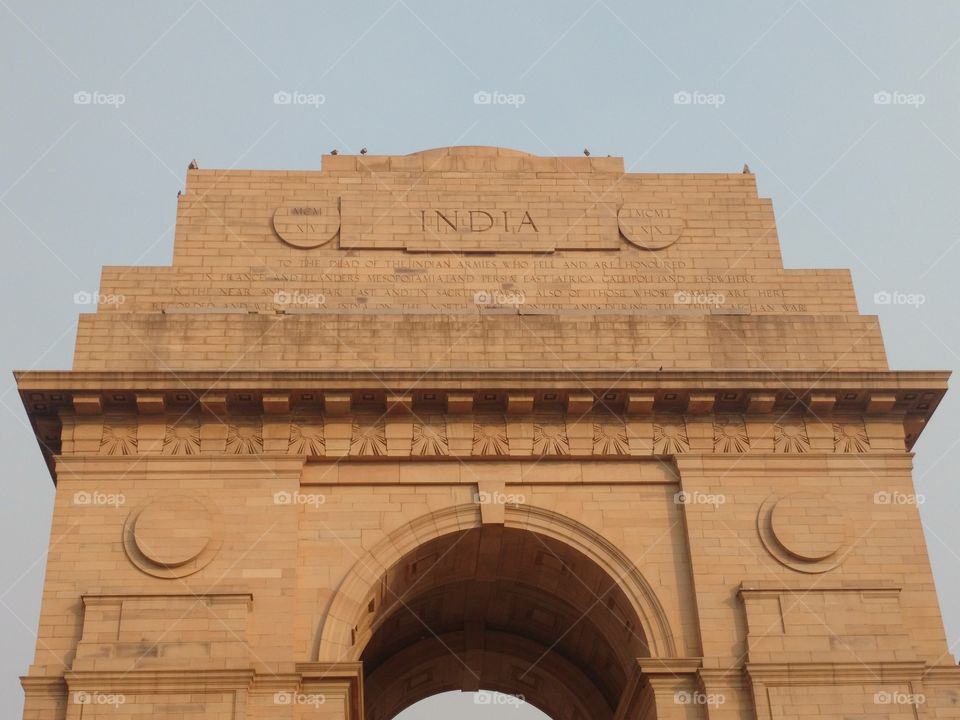 the india gate of delhi