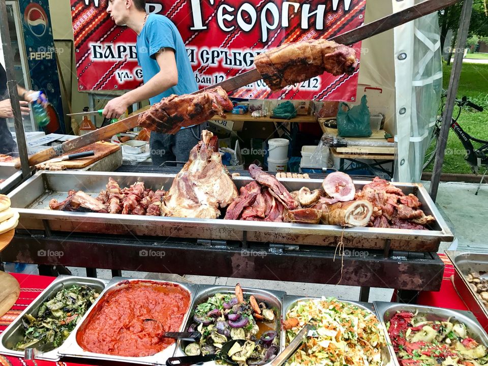 Market, Sell, Food, Sale, Stall