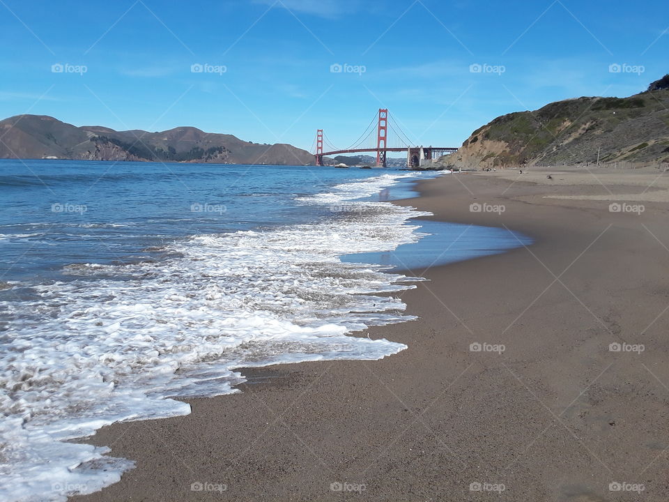 Water, Beach, Seashore, No Person, Sea