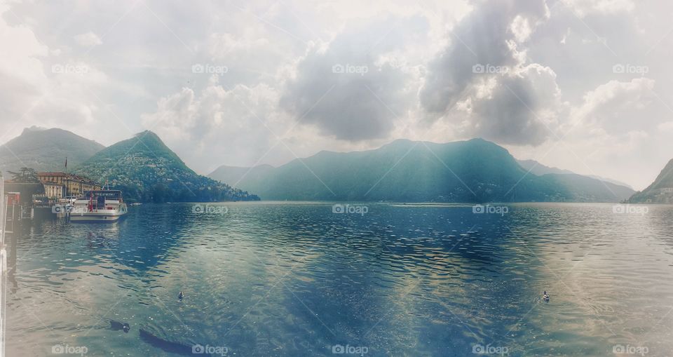 Lugano lake