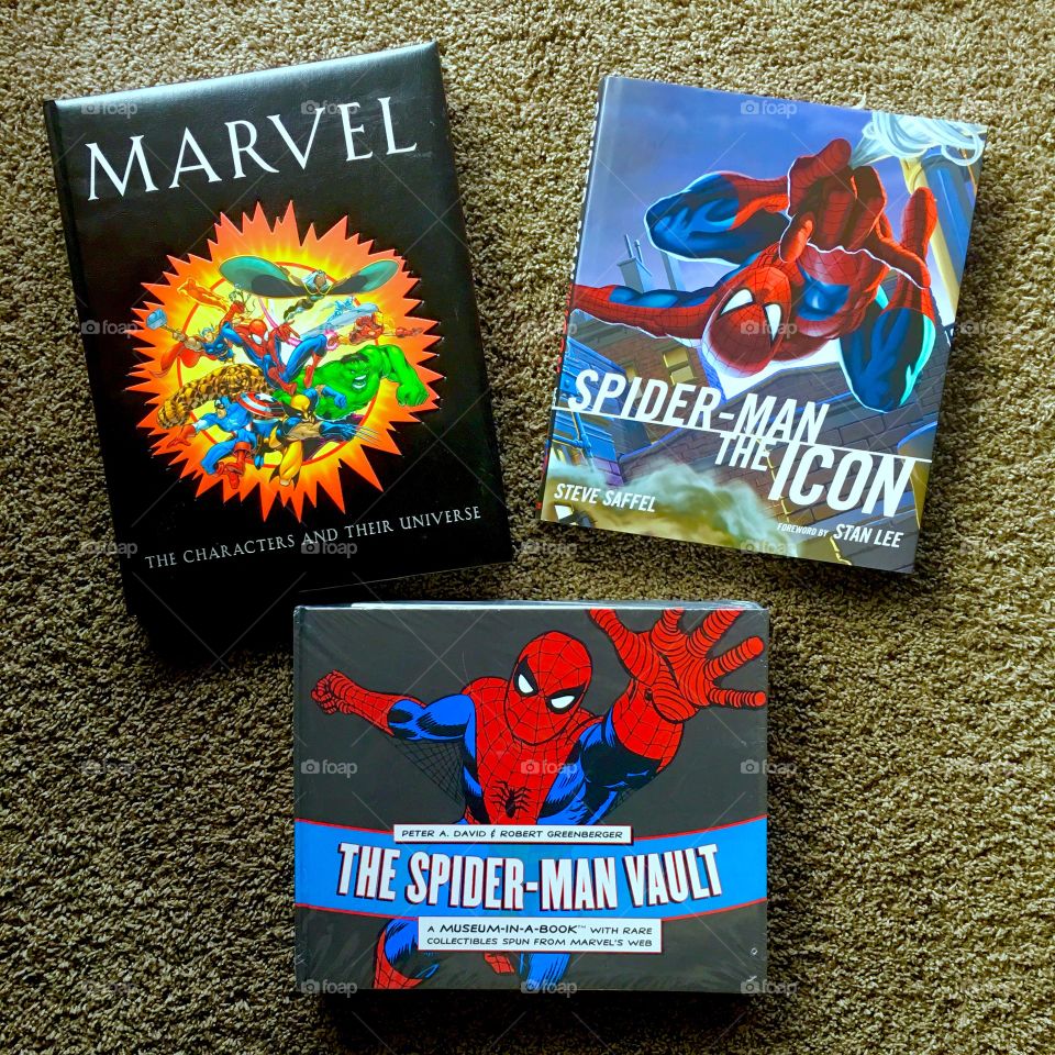 Spider-Man coffee table books