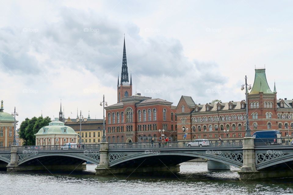Stockholm  scenic  bridge 