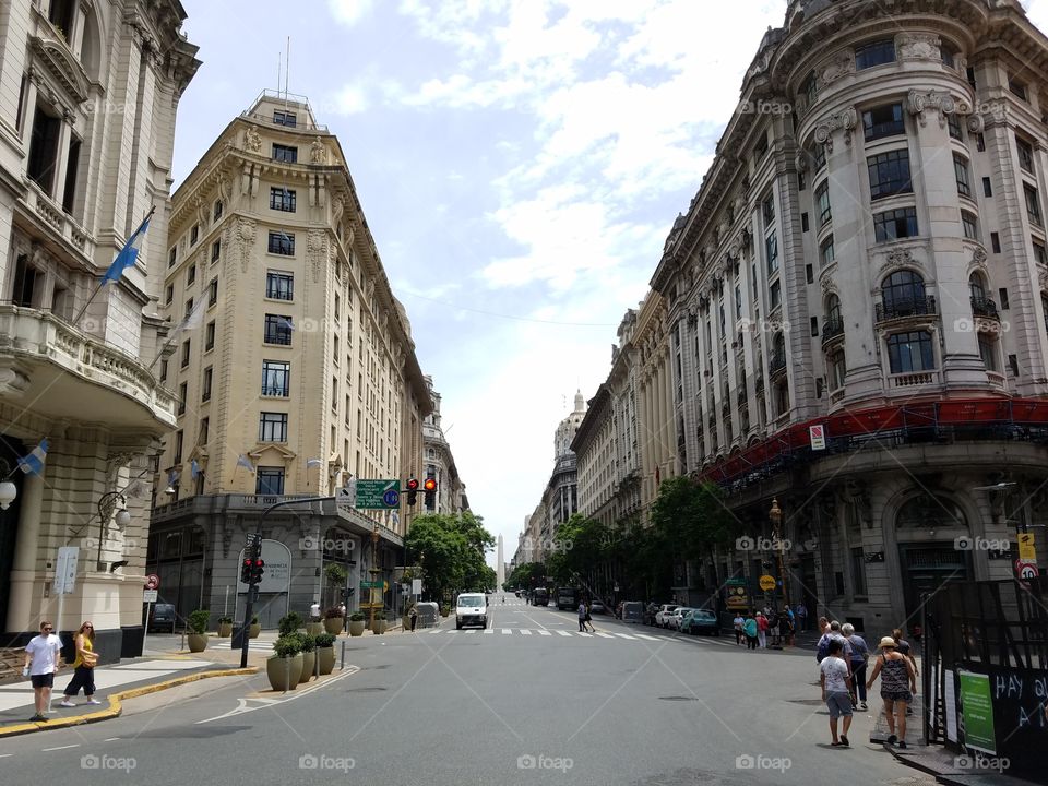 Avenue in Buenos Aires