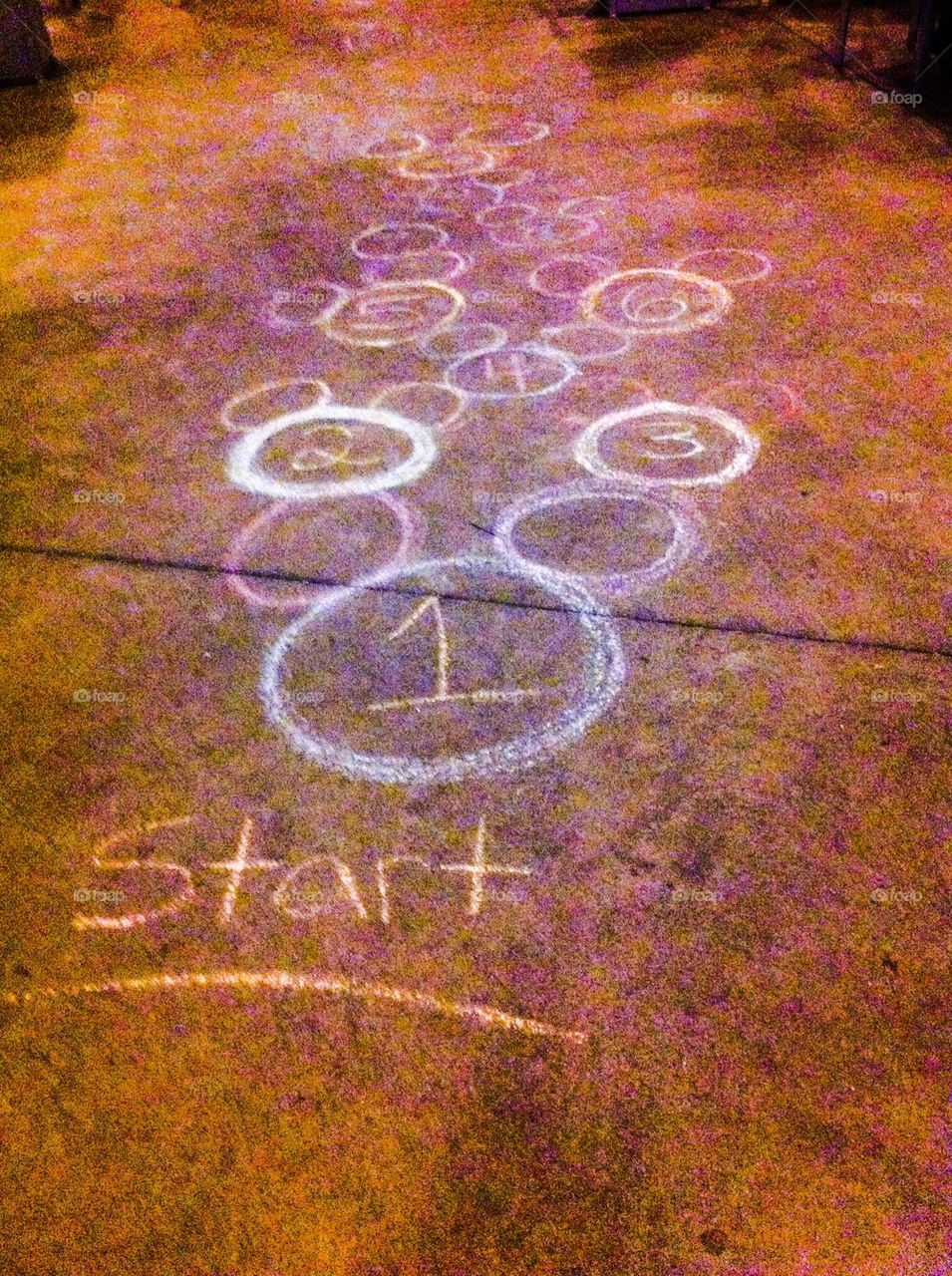 Mickey Mouse hop scotch