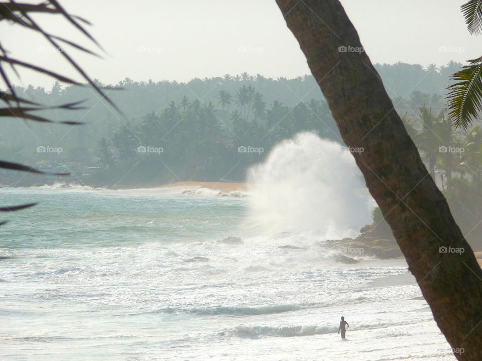 Huge Waves in Kerala