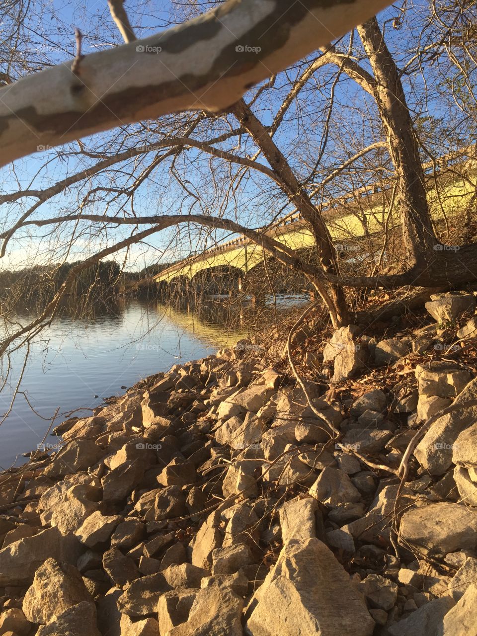 West Point Lake reflection.