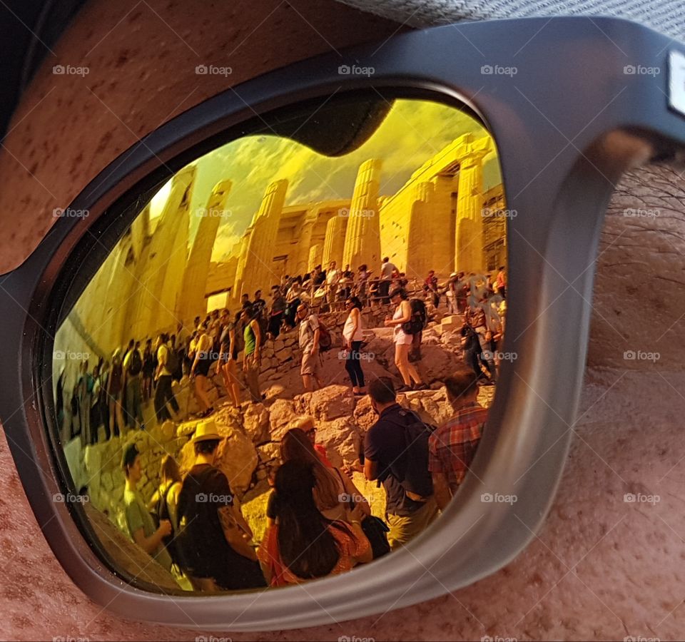 sunglass view of acropolis Ray-ban  rayban