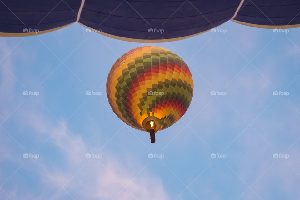 Balloon in the air