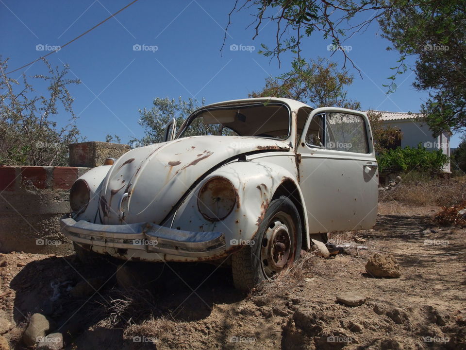 Deserted car
