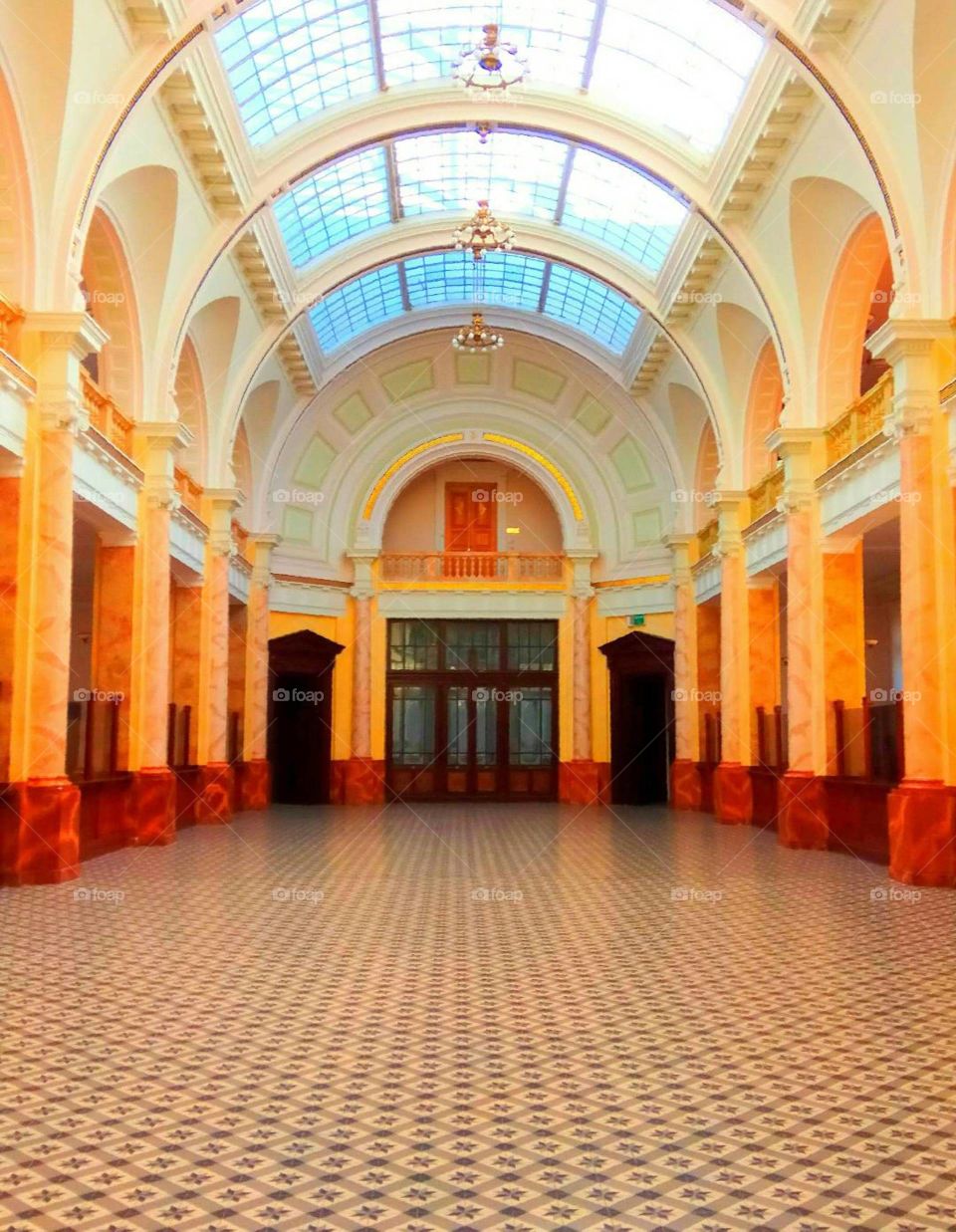 hall in the Odessa regional department of the National Bank of Ukraine