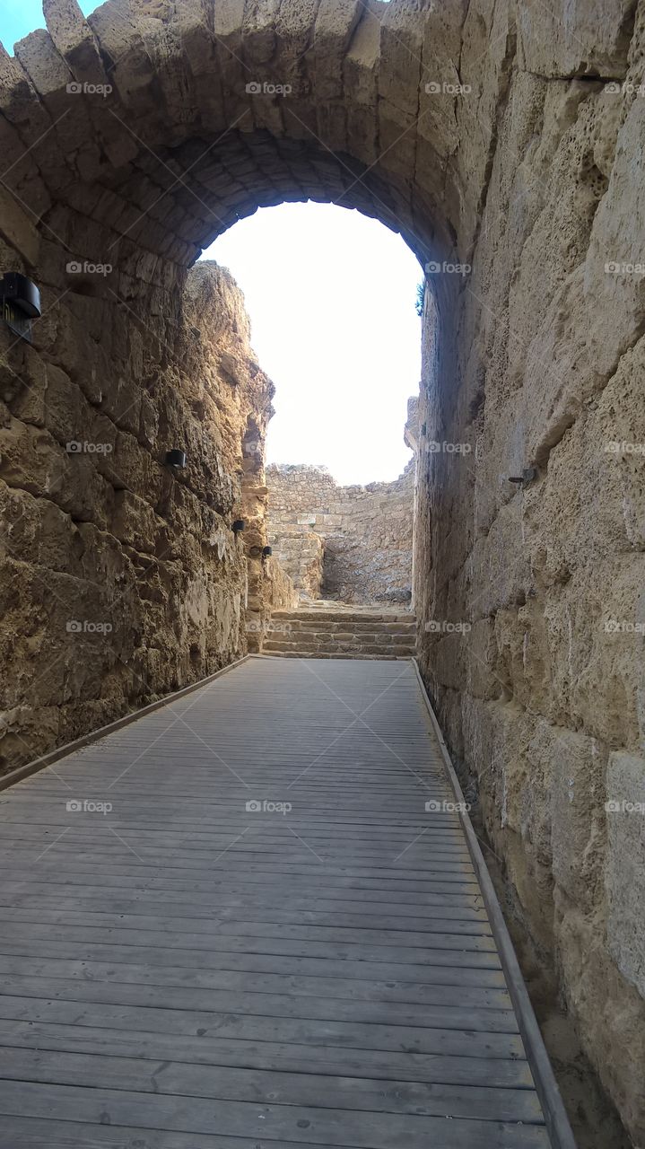 Ancient walkway