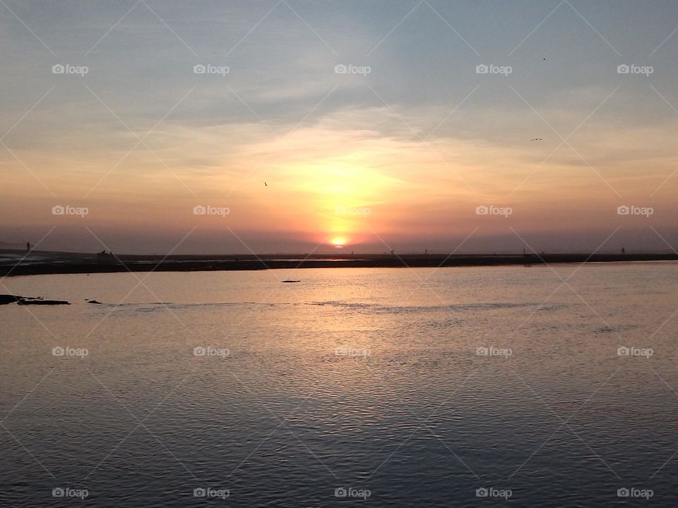 Sunset at the beach