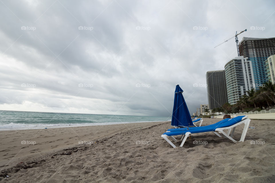 coastline in Miami beach