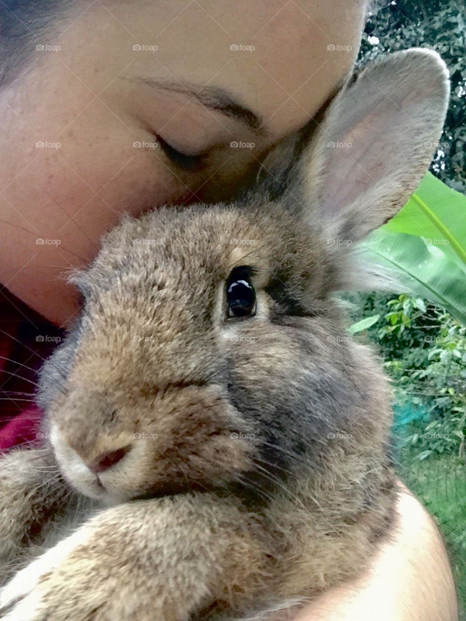 Happy with my bunny 