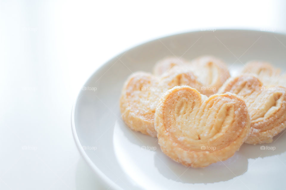 Heart shaped cookies 
