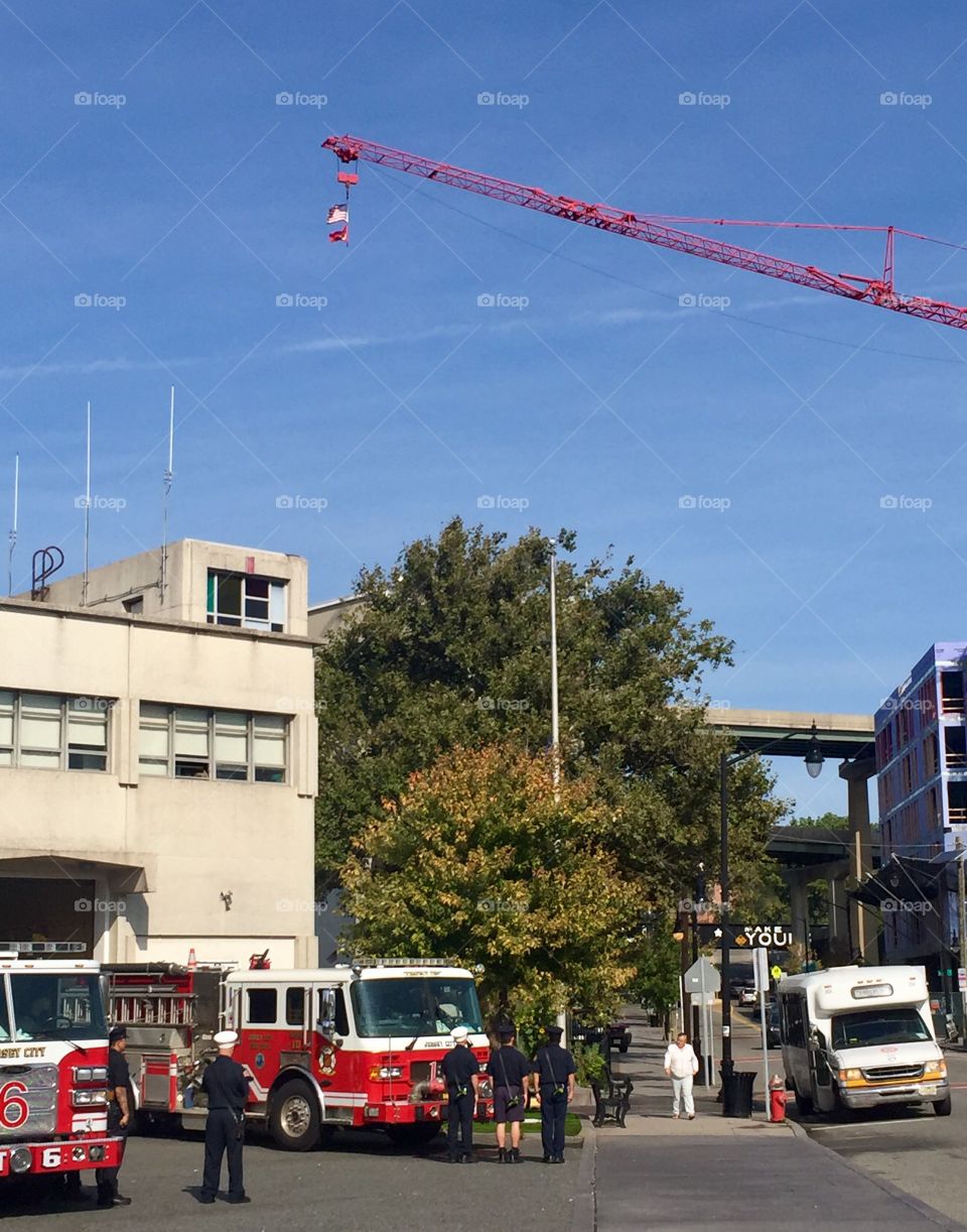 Flags above 9/11