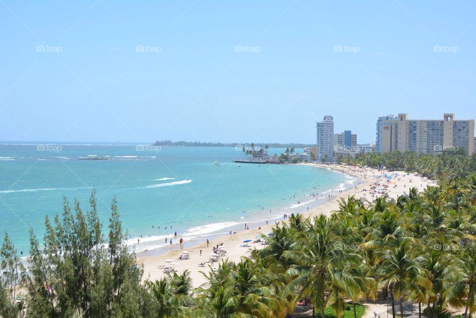 Isla verde beach front
