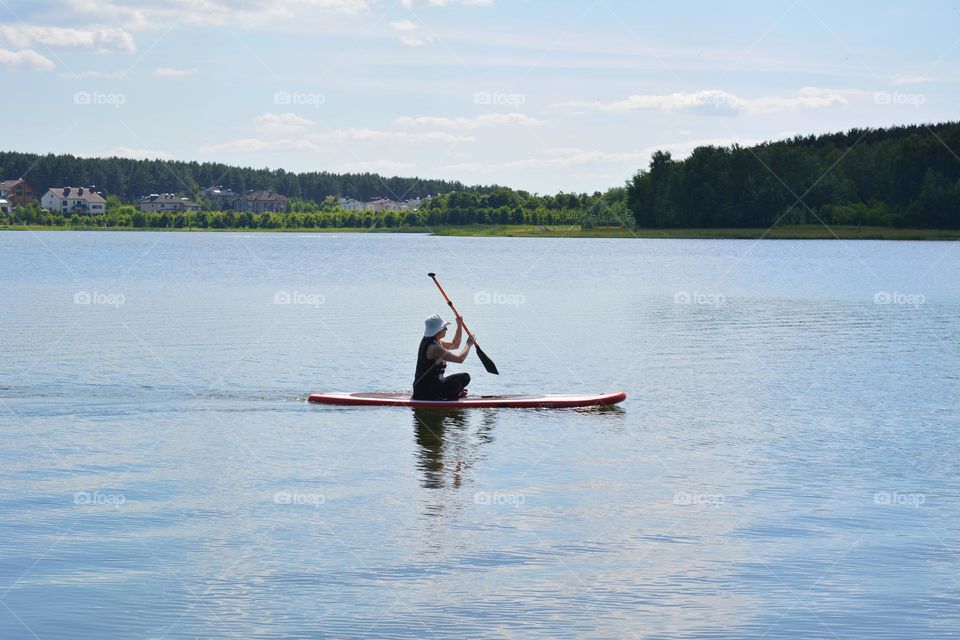 person outside nature lovers, summer landscape