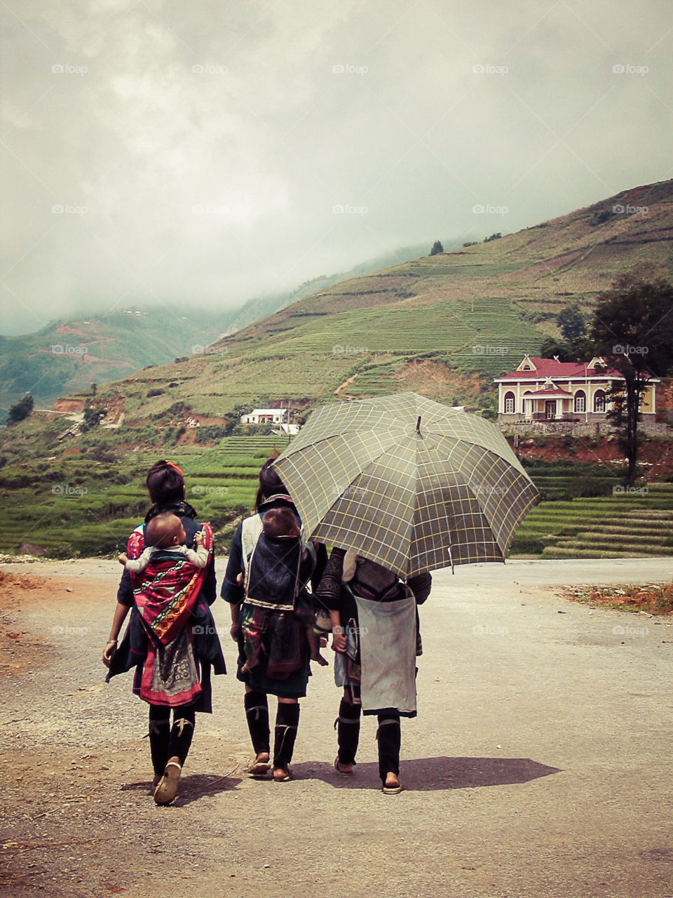 Walking in Sapa