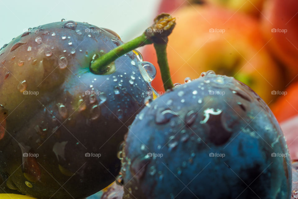 Background of fresh fruits