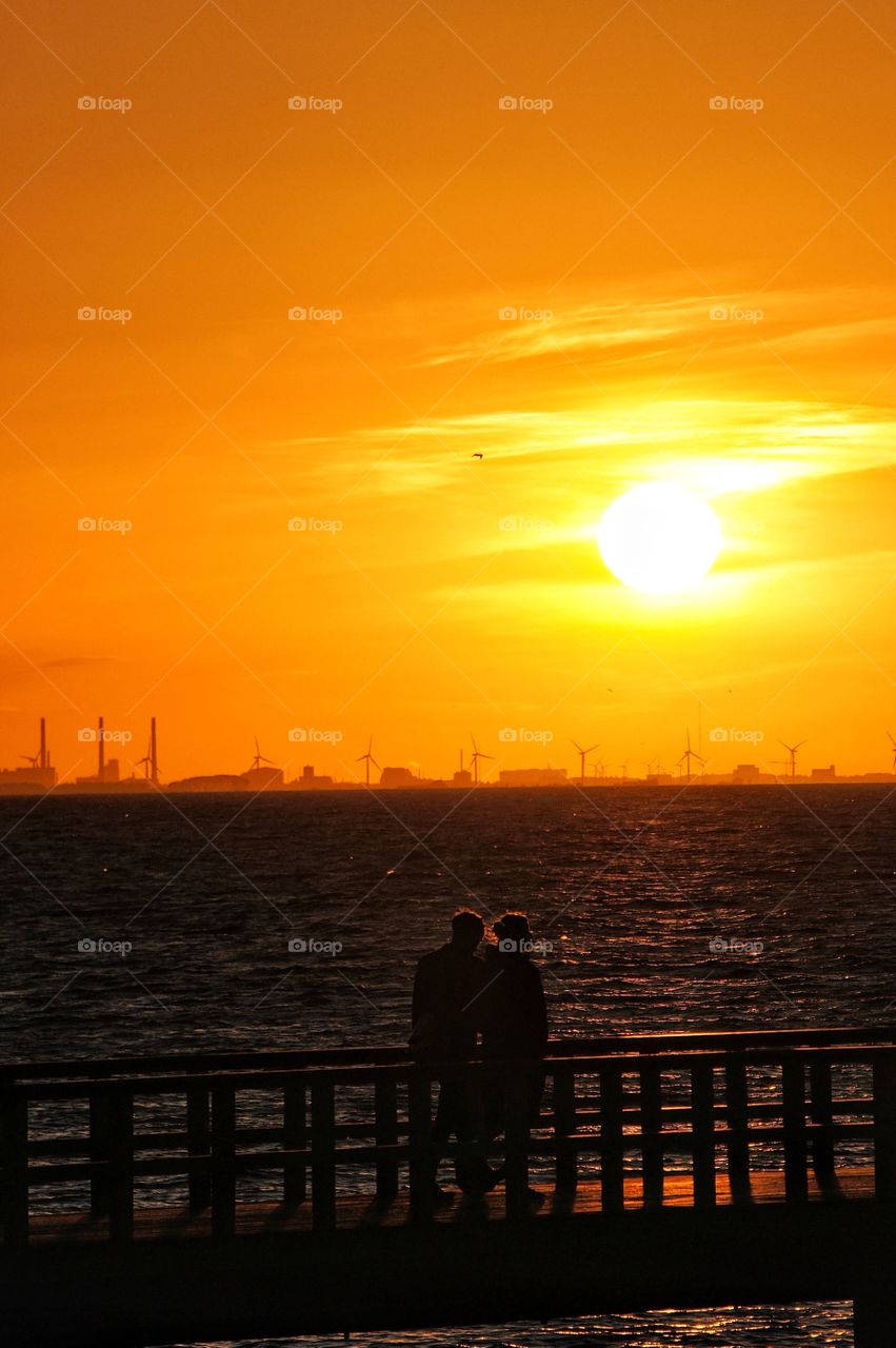 Watching Copenhagen Skyline