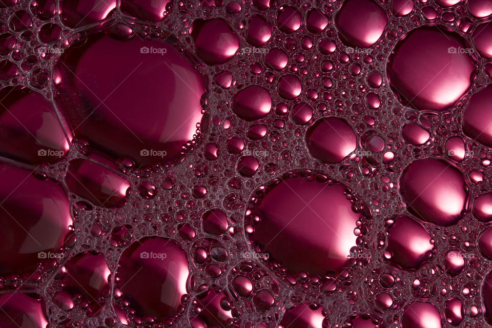 violet purple abstract background of bubbles.  imagination concept