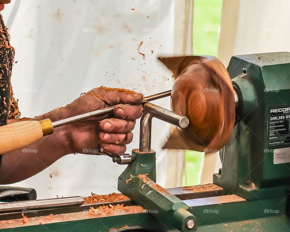 Wood turning