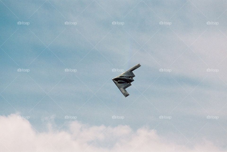 B-2 over England