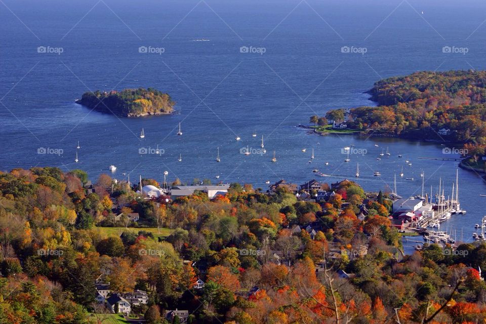 Camden, Maine, from mount battie