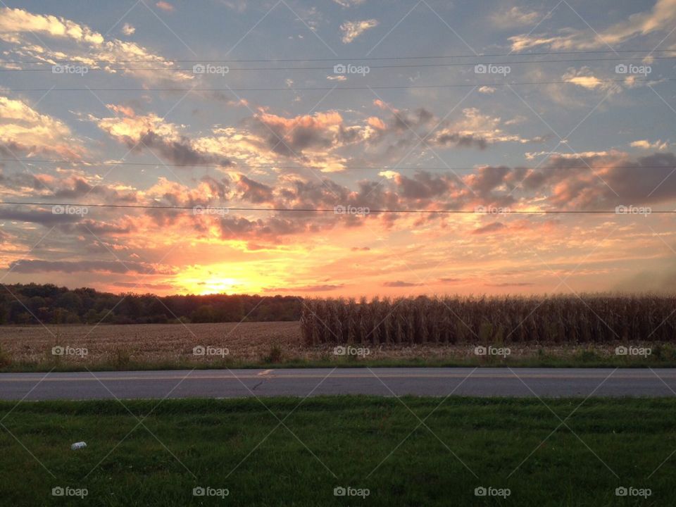 Indiana Fall Evening