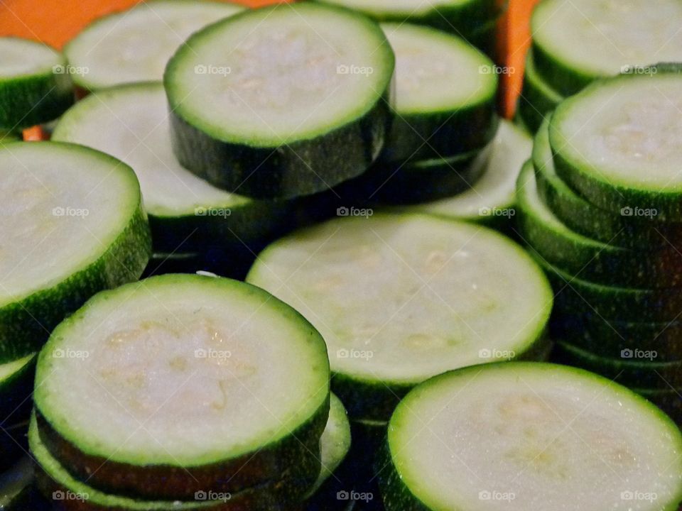 Sliced Zucchini
