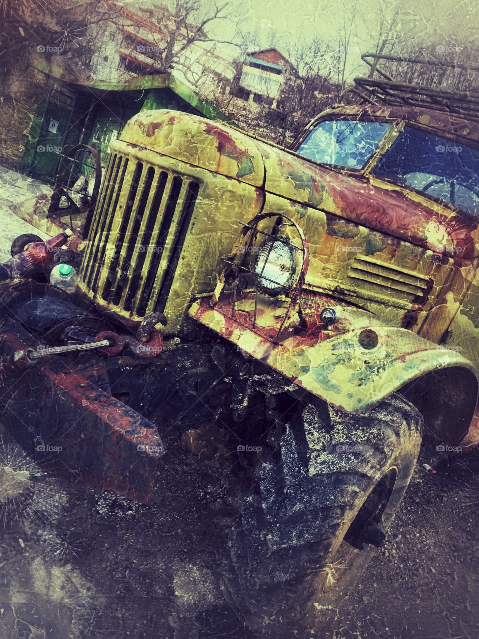 Old muscle truck 