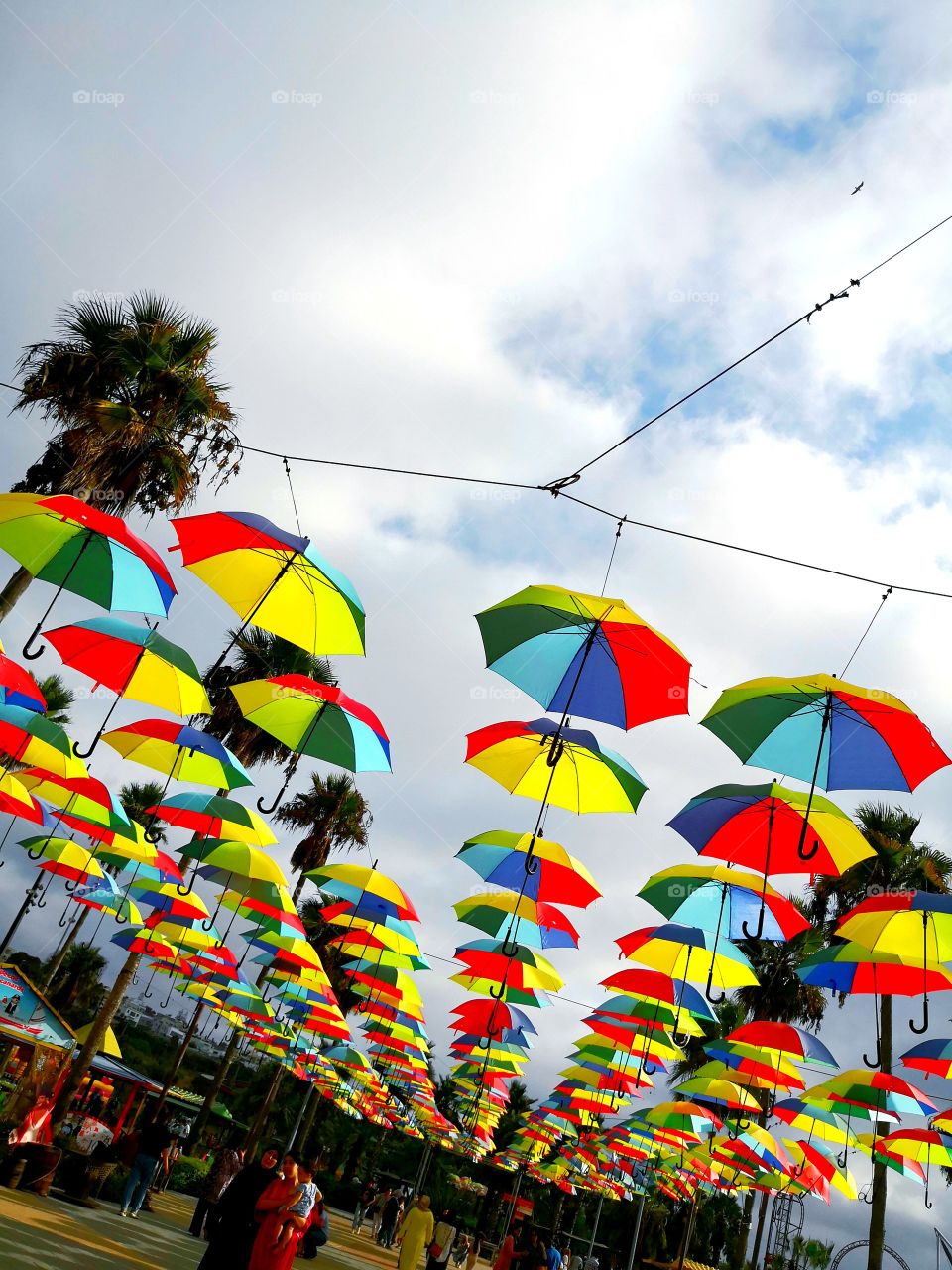 colorful umbrellas