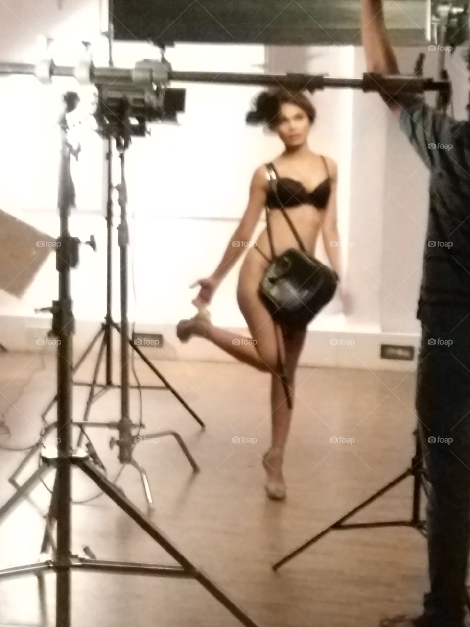 model shooting ... Indian chick