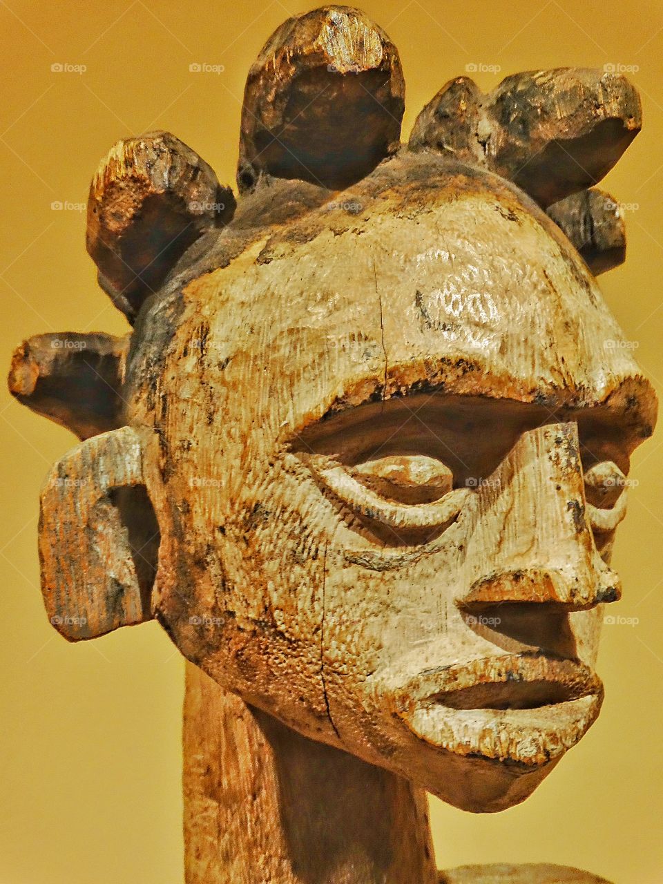 African Artisanal Sculpture. Ancient Wood Carving From Namibia
