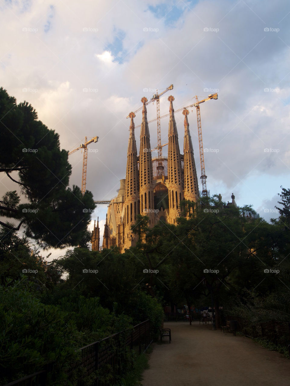 barcelona spain gaudi by derrybirkett