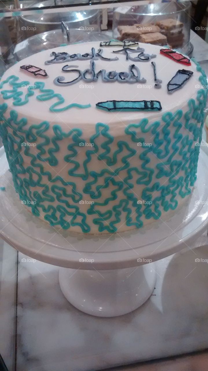 Back to School Cake. at Magnolia Bakery