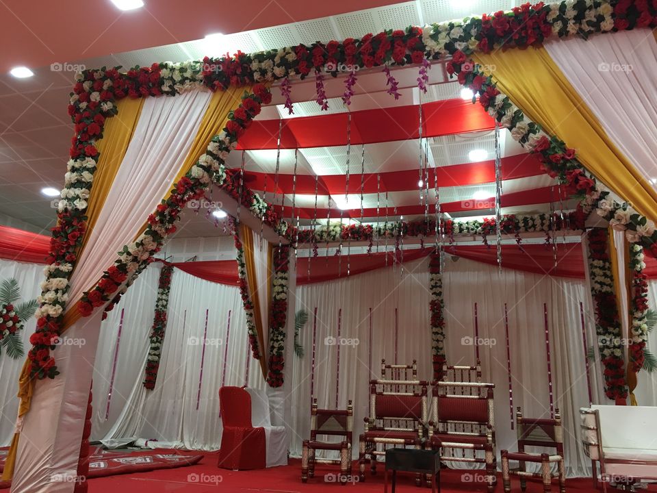 Marriage Interior Decoration at Gujarat
