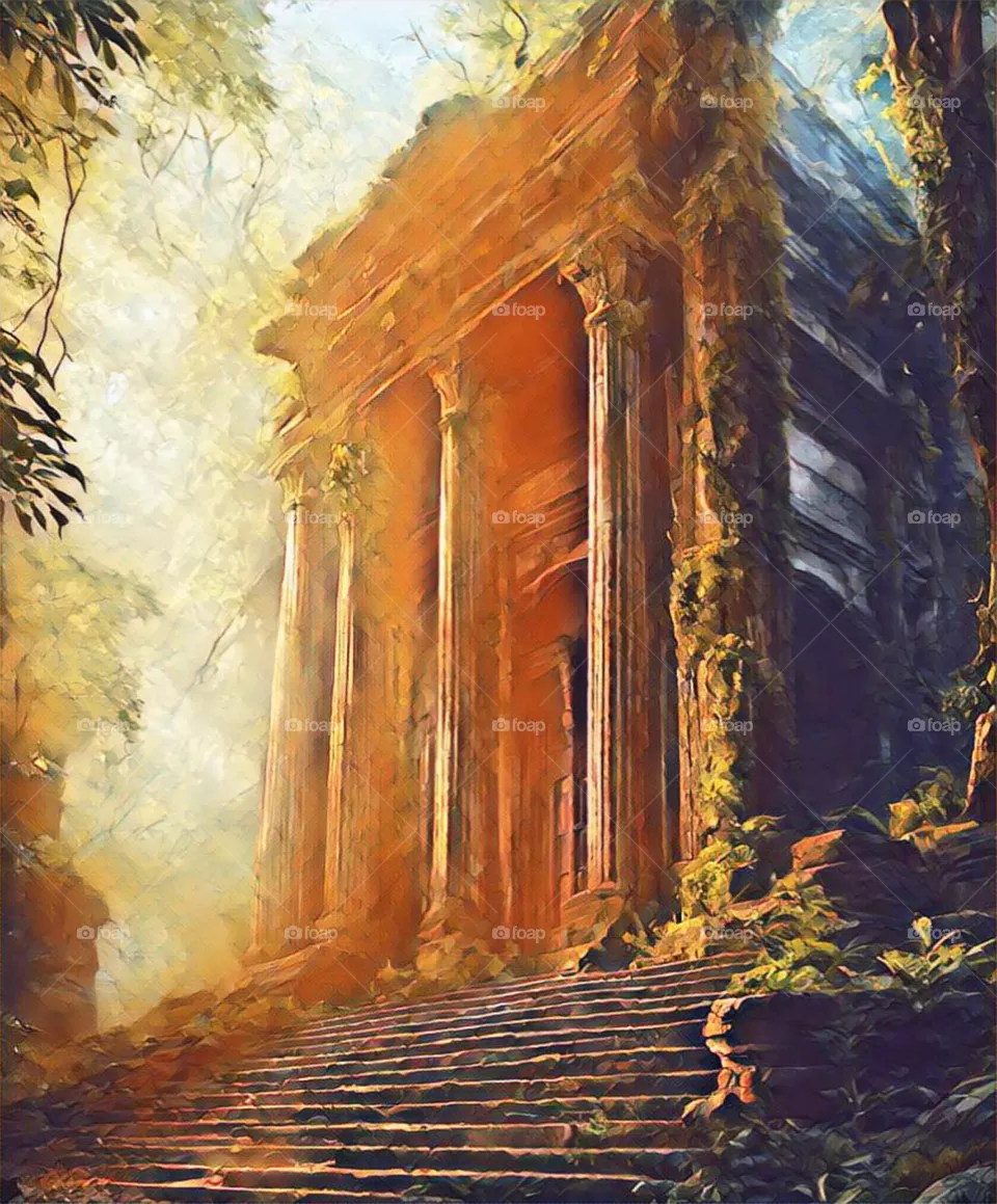 Temple in ruins