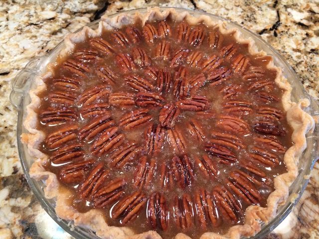 Caramel Chocolate Pecan Pie