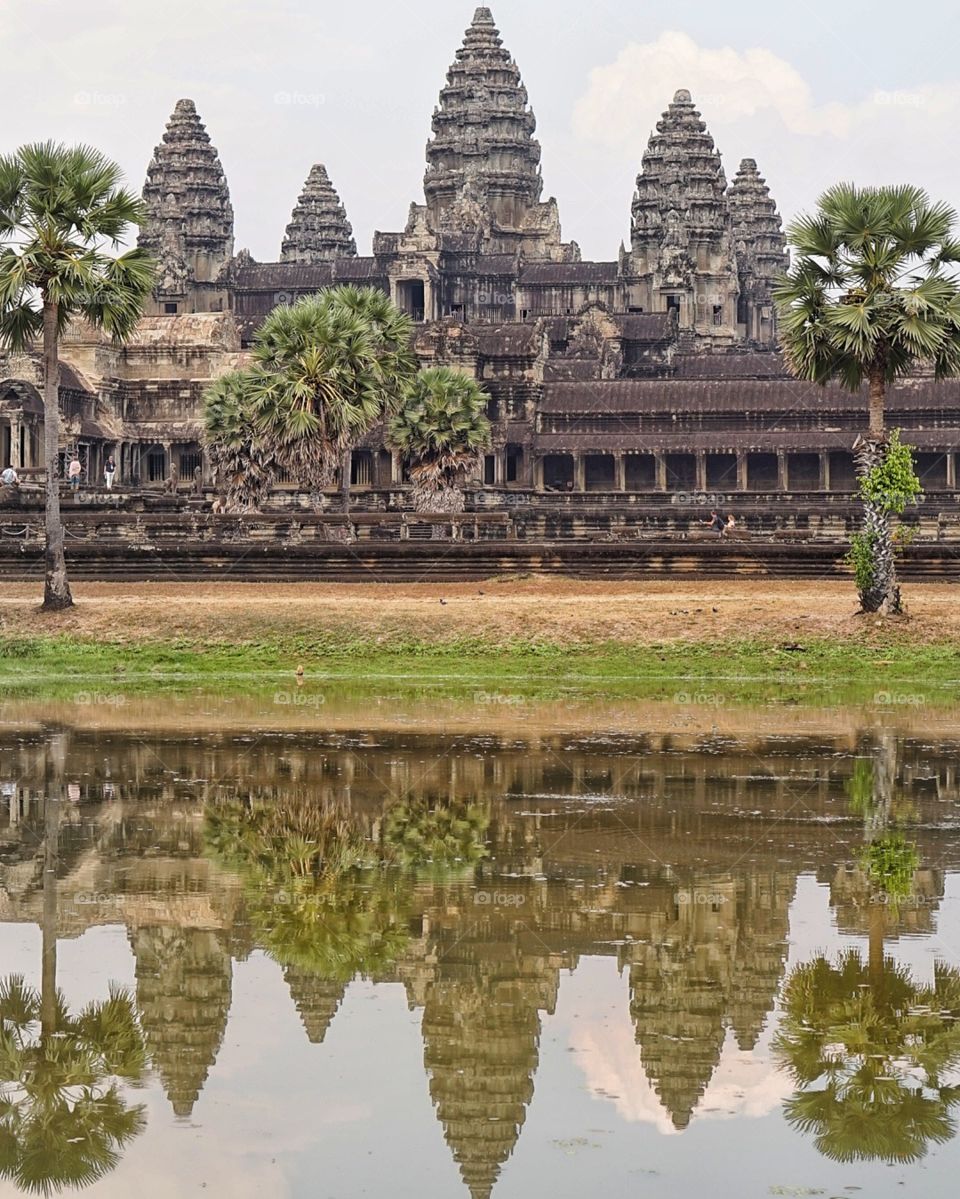 angkor wat temple view