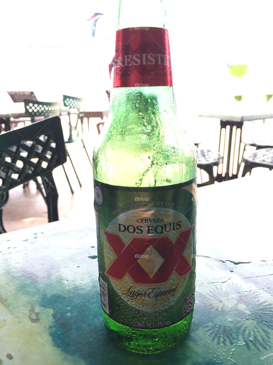 Drinking Beer at cruise port