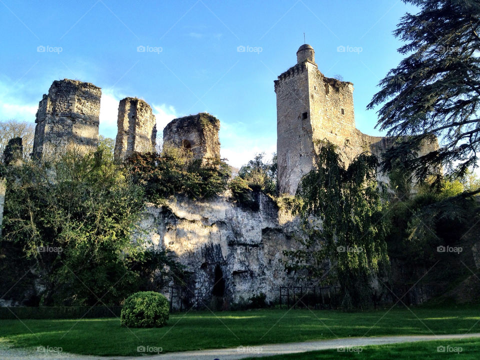 castle fortress loire valley vendome by dferriot