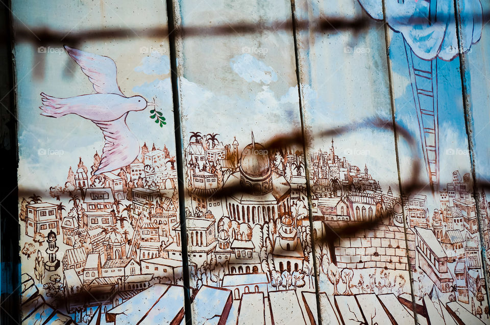 Graffiti for peace in Bethlehem 