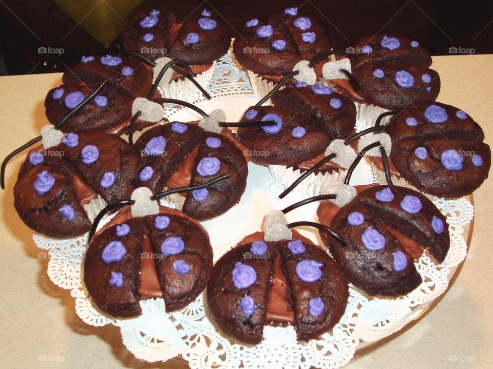 Ladybug Cupcakes 